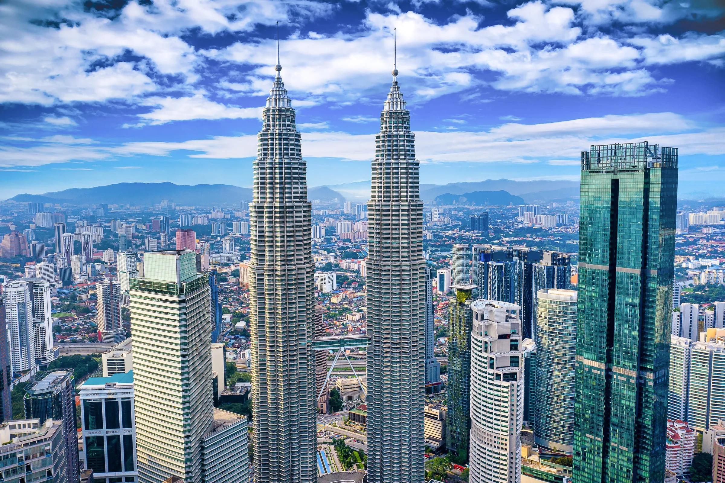 Kuala Lumpur skyline by day — Malaysia My Second Home MM2H programme